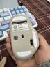 英菲克（INPHIC）M1二代无线蓝牙鼠标可充电办公轻音电量显示便携人体工学三模适用苹果惠普华为笔记本电脑ipad通用 【100%右手选这个+侧翼指托+光面】拿铁杏 实拍图