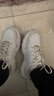 安踏云逸小黑鞋丨男鞋运动鞋子夏季皮面防泼水透气软底白色跑步休闲鞋 【皮面防泼水神器】安踏白/灰-4 42 实拍图