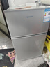 HYUNDAI（韩国现代）小冰箱迷你小型家用冷藏冷冻宿舍出租房办公室双开门二门电冰箱节能省电 68L银【店铺爆款+节能省电】 实拍图
