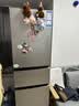海尔（Haier）「真省电」217L三门家用小户型冰箱抗菌净味一级能效风冷无霜星辉银BCD-217WGHC3E9S9国家补贴 实拍图