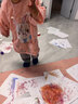 美乐童年手指画颜料1-4岁婴幼儿指印画玩具可水洗涂鸦画画儿童生日礼物 实拍图