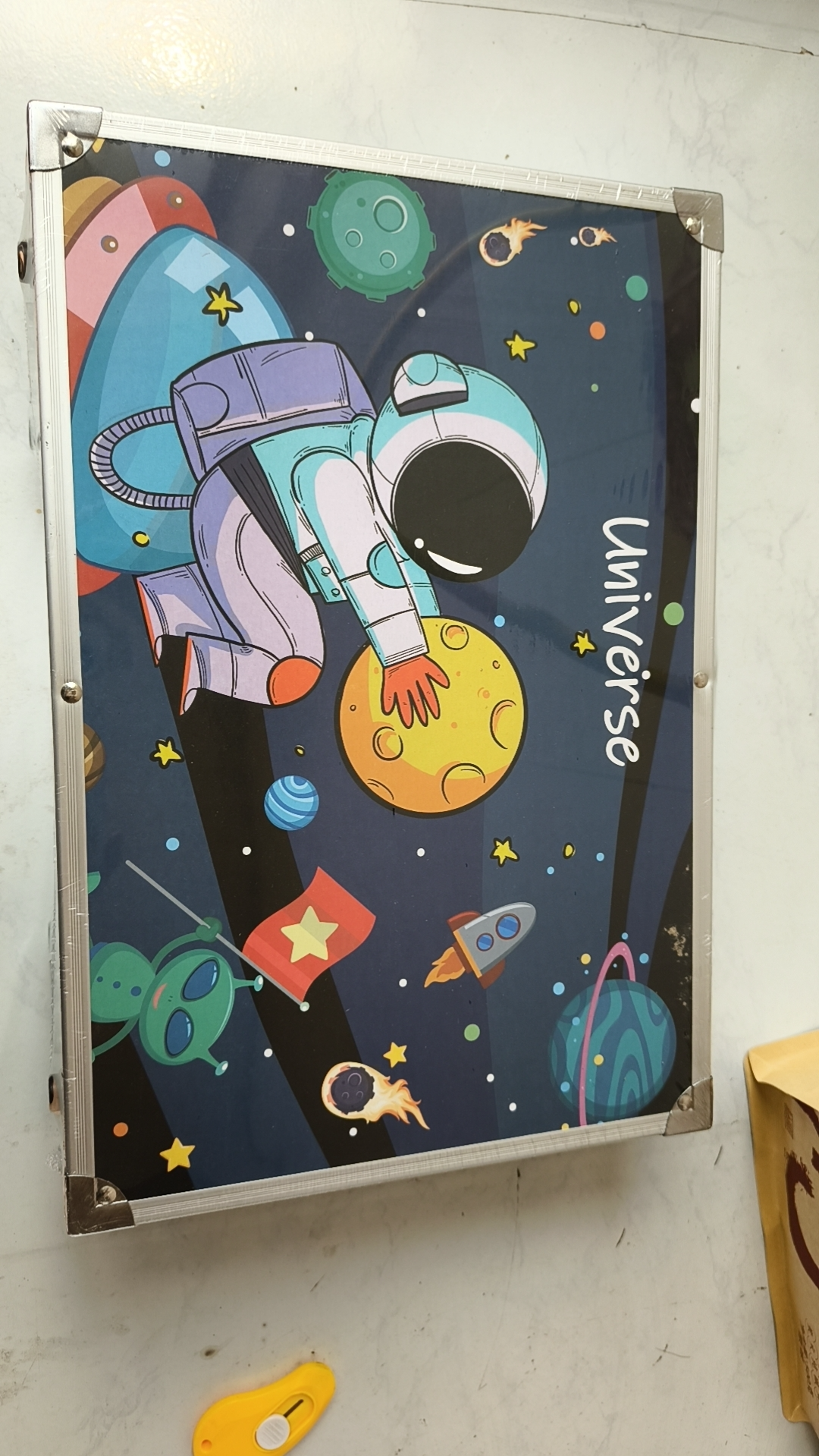 卡卡曼儿童玩具女孩生日礼物画笔套装礼盒6-10岁绘画水彩笔7-14岁小朋友 升级款蓝色【手提双层铝盒款】 小朋友男孩女孩玩具女童可水洗幼儿涂色笔小姑娘礼物 实拍图