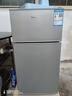 HYUNDAI（韩国现代）小冰箱迷你小型家用冷藏冷冻宿舍出租房办公室双开门二门电冰箱节能省电 80L银【行业TOP+日销过百】 实拍图