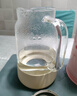 小熊（Bear）家用冷水壶 高硼硅玻璃杯 防烫硅胶底1.5L大容量凉水壶杯子啤酒杯 实拍图