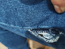 真维斯（Jeanswest）牛仔裤男春夏季薄款2026新款天丝舒适修身直筒高端潮牌休闲裤子男 深蓝【棉弹常规】 38 码(2尺9) 【建议175-190斤】 实拍图