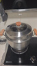 爱仕达（ASD）蒸锅304不锈钢双层家用蒸煮炖汤锅 28CM加高多层蒸笼·原木系列G2 实拍图