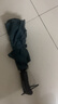 天堂伞 全自动雨伞三折 10骨加固一键开收易甩干简约晴雨伞 冷山绿 实拍图