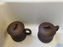 百年利永宜兴紫砂盖杯纯全手工原矿紫泥竹趣杯功夫茶具男士办公泡茶水杯子 实拍图