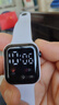 其他品牌高颜值LED手表时尚方形学生科技感超强夜光数字个性运动 太空白 实拍图