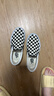 VANS范斯官方 经典款Slip-On经典一脚蹬男女鞋帆布鞋VN000EYEBWW 黑白棋盘格 37 实拍图