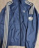 adidas宽松日常舒适运动夹克外套男女春季新款阿迪达斯官方三叶草   深靛蓝   M 实拍图