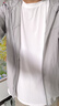 真维斯（Jeanswest）冰丝短袖T恤男夏季纯色体恤衫宽松大码运动健身半袖男士速干上衣 实拍图
