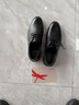 红蜻蜓真皮男鞋春夏舒适商务休闲皮鞋高级正装德比鞋婚鞋WTA7376黑色39 实拍图