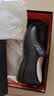 老人头（LAORENTOU）皮鞋男士头层牛皮牛筋底耐磨商务休闲爸爸鞋 510907119 黑 41  实拍图
