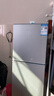 新飞（Frestec）小冰箱 冰箱小型双开门 迷你双门家用宿舍租房冷藏冷冻电冰箱节能省电 90L银【一级能效+行业爆款】升级款 实拍图