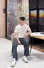 迪桑特（DESCENTE）【新色上市】男女CHRON TEMPO运动休闲薄底帆布鞋 D6231LSN25-男子-WT-白色 40 实拍图