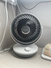 夏普小风铃空气循环扇电风扇家用小型桌面台式宿舍卧室办公室静轻音抑菌扇叶摇头台扇PJ-CA230B-A 实拍图