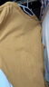 京东京造【重磅纯棉】短袖男士t恤男衣服单穿春季休闲男装 姜黄 XXL 实拍图