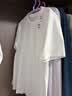 京东京造10A抗菌男士t恤短袖男女同款衣服男装春夏新款圆领打底内搭白2XL 实拍图