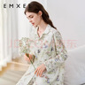 嫚熙（EMXEE）春夏季薄款自带胸垫月子服孕妇哺乳睡衣产后爱丽丝家居服M码 实拍图