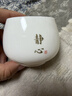 不拙羊脂玉主人杯个人专用泡茶单杯德化白瓷陶瓷功夫茶杯静心禅定杯子 实拍图