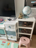禧天龙免安装塑料收纳柜卫生间抽屉储物柜儿童衣柜床头柜收纳箱3层印花 实拍图