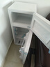 HYUNDAI（韩国现代）小冰箱迷你小型家用冷藏冷冻宿舍出租房办公室双开门二门电冰箱节能省电 100L白【一级能效+租房必备】 实拍图