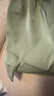真维斯（Jeanswest）短袖衬衫女夏季上衣法式蝴蝶结气质女士职业穿搭衬衣绿色XL 实拍图
