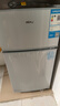日普（RIPU）小冰箱迷你小型双门家用一级能效宿舍出租房办公室节能省电冷藏冷冻电冰箱 【一级能效】68升银色【小巧不占地】 实拍图