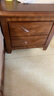 【免安装】实木床头柜出租房用储物柜新中式经济型家用床边小柜子 胡桃色【加厚实木】50厘米 实拍图