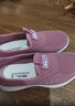 回力（Warrior）官方妈妈鞋夏季女鞋一脚蹬老人鞋软底健步鞋运动休闲鞋子 紫色39 实拍图