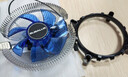 大水牛（BUBALUS）Q6 CPU散热器（支持Intel/1150/1156/AMD/AM3/多平台/9CM蓝光风扇/附带硅脂/台式电脑风冷散热器） 实拍图