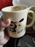 可爱卡通高颜值陶瓷猫咪马克杯情侣水杯送闺蜜创意实用杯子 情侣小狗马克杯【单杯】1个350ml 实拍图