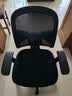 得力（deli）4900S 人体工学靠背办公椅/电脑椅/职员椅 可升降转椅舒棉坐垫 黑 实拍图