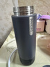 飞利浦（PHILIPS）烧水杯便捷式屏显玻璃养生杯电热水杯居家旅行专用保温杯支持定制 【五档调温-316内胆】石墨灰400ml 实拍图
