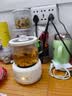 Count Qiabei日本进口品质办公室小型养生壶煮茶炉电小茶壶电陶炉烧水壶一人mi 奶油白-智能款单壶+底座 600ml 实拍图
