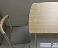 全品屋餐桌椅组合家用饭桌子小户型简约公寓快餐出租商用长方形电脑桌 原木色 120cm 【宽60CM】一桌四椅 实拍图