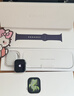 Apple/苹果 Watch S11 智能手表GPS款42毫米银色铝金属表壳雾紫色运动型表带S/M MEUT4CH/B 实拍图