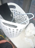 爱丽思（IRIS） 脏衣篓浴室大号脏衣篓塑料洗衣篮装脏衣服污衣篮子桶收纳筐衣篮 26升白色【2-3人用】 实拍图