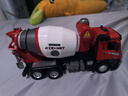 妈宝孖宝电动混凝土搅拌车玩具水泥罐车模型超大号开门合金工程车儿童男孩 实拍图
