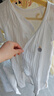 贝瑞加（Babyprints）宝宝连体衣2件装婴儿纯棉衣服四季薄款家居内衣透气爬服 白黄66 实拍图