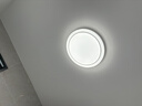 松下（Panasonic）吸顶灯卧室书房灯全光谱 36瓦圆形镜方 白色Ra97 IP50 HHXD4400 实拍图