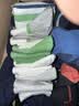 斑比儿童袜子男孩夏季网眼薄款春秋大童中筒棉袜BB25015 22-24码 实拍图