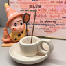 AMOR HOUR陶瓷线香香插蜡烛装饰烛台底座家居香托家用陶瓷摆件民宿拍摄道具 实拍图