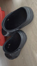 名创优品（MINISO）洞洞鞋男夏季外穿沙滩凉鞋防滑厚底踩屎感包头凉拖鞋黑色42-43 实拍图