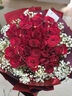 幽客玉品鲜花速递红玫瑰花束表白送女友老婆生日礼物全国同城配送 33朵红玫瑰花束—女王款 实拍图