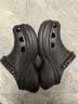 卡骆驰（crocs）小鲸鱼檀健次同款洞洞鞋女鞋凉鞋拖鞋厚底凉拖 206302-001 W6 实拍图