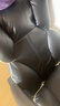 奥伦福特 电脑椅办公椅子电竞椅家用人体工学椅老板椅主播靠背椅皮革转椅 工学椅-黑+乳胶【升级猫抓皮】 实拍图