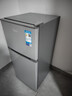 美的（Midea）112L两门小冰箱灰色双温小冰箱迷你家用宿舍租房灵活摆放节能低音深冷速冻 BCD-112CM 实拍图