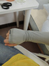 匹克【套指两对装】冰袖防晒男女夏季防紫外线户外骑行袖套 白+灰 实拍图